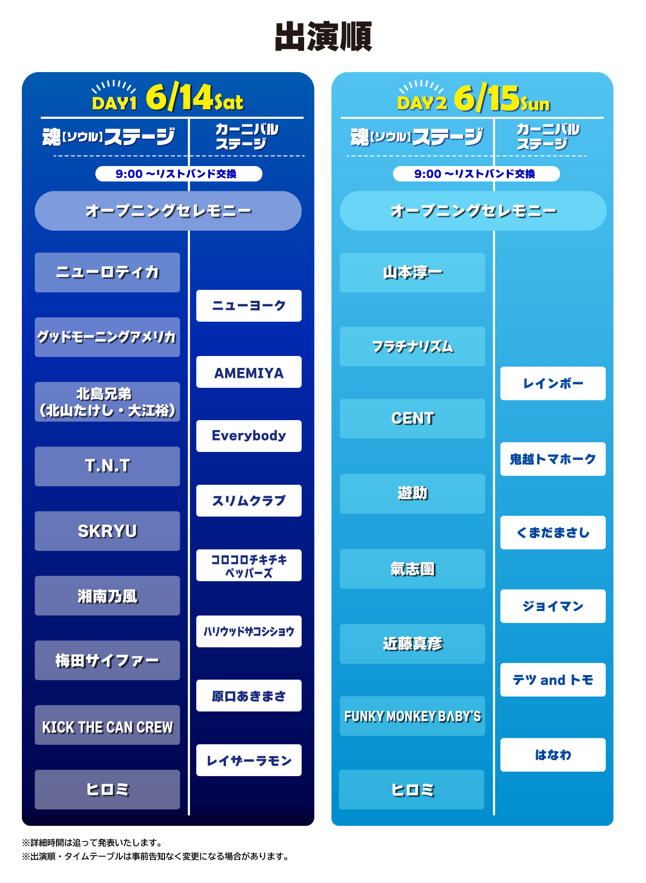 timetable